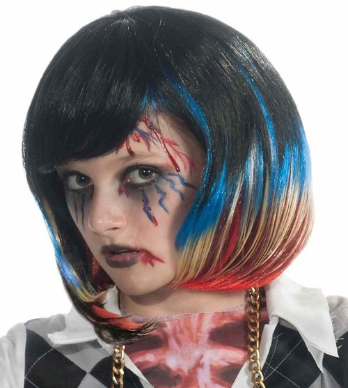 Zombie Rocker Wig Child Costume Accessory