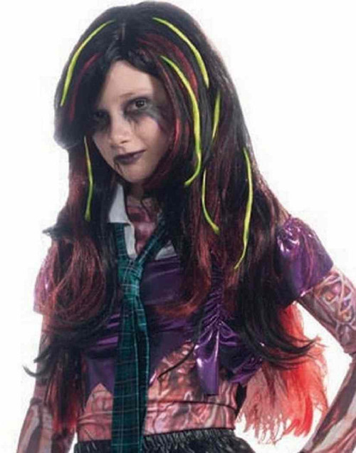 Zombie Rocker Wig Zombets Child Costume Accessory