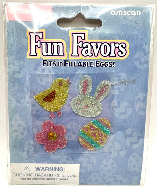 Easter Egg Bunny Chick Flower Holiday Party Favor Glitter Temporary Tattoos