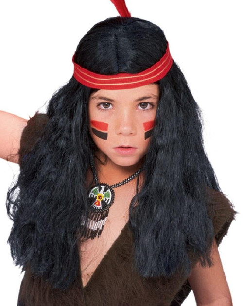 Native American Male Wig Child Costume Accessory