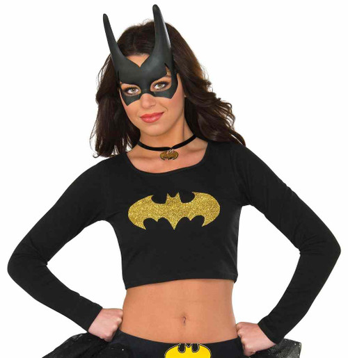 Batgirl Crop Top DC Comics Adult Costume Accessory