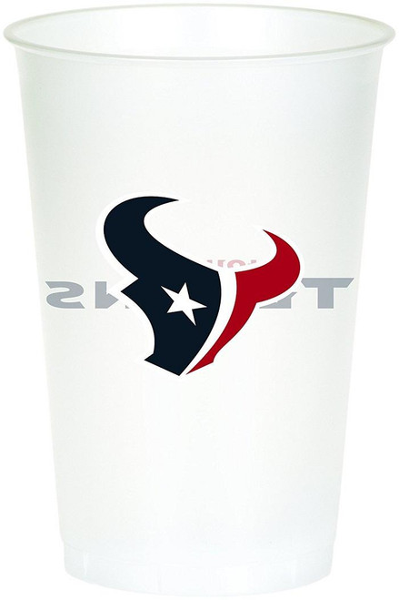 Houston Texans NFL Football Sports Party 20 oz. Plastic Cups