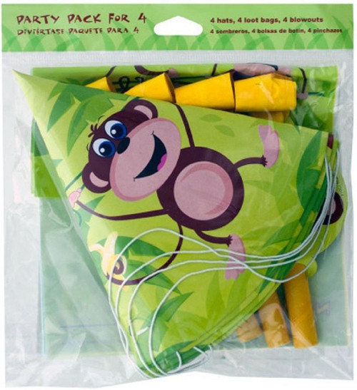Monkeys Birthday Party Pack for 4