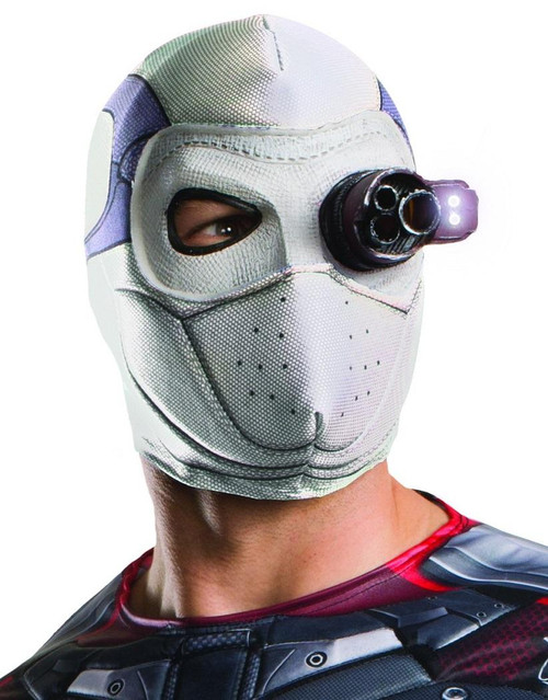 Deadshot Light-Up Mask Suicide Squad Adult Costume Accessory