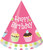 Sweet Treats Birthday Party Favor Cone Hats
