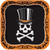 Top Hat Terror Halloween Party 9" Square Dinner Plates