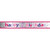 Sweet Stripes Girl 1st Birthday Party Decoration Foil Banner