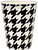 Houndstooth Bamaflage Alabama Bear Football Sports Party 12 oz. Paper Cups