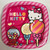 Hello Kitty Sweet Birthday Party 7" Divided Dessert Plates