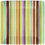Crafty Stripe Party 10" Square Banquet Plates