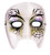 Spider Web Female Plastic Mask Witch Fancy Dress Up Halloween Costume Accessory