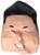 Dear Leader Mask Kim Jong-un Fancy Dress Up Halloween Adult Costume Accessory