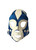 Blue Wrestling Mask Luchador Mexican Fancy Dress Halloween Costume Accessory