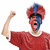 Philadelphia Phillies Fuzz Head Wig MLB Baseball Costume Accessory