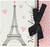 Party in Paris France Pink Eiffel Tower Theme Kids Birthday Party Invitations