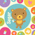 Baby Animal Dots Polka Safari Farm Baby Shower Party Paper Beverage Napkins