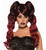 Black Cherry Wig Mystery Circus Clown Fancy Dress Halloween Costume Accessory