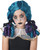Clowny Kid Curls Wig Clown Girl Fancy Dress Up Halloween Child Costume Accessory