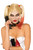 Harley Quinn Wig DC Comics Fancy Dress Halloween Deluxe Adult Costume Accessory