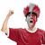 Washington State Cougars Fuzz Head Wig NCAA College Sports Costume Accessory