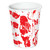 Bloody Handprints Haunted House Carnival Halloween Party 9 oz. Paper Cups