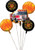 Fire Watch Truck Engine Firefighter Birthday Party Decoration Balloon Cluster