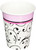 Sweet Wedding Cake Pink Scroll Bridal Shower Theme Party 9 oz. Paper Cups