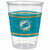 Miami Dolphins NFL Football Sports Party 16 oz. Plastic Cups