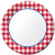 Gingham Fun BBQ Cookout Picnic Summer Theme Party 9" Paper Dinner Plates
