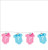 Bow or Bowtie? Gender Reveal Baby Shower Party Decoration Plastic Tablecover