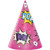 Girl Superhero Comic Book Hero Pink Purple Birthday Party Favor Cone Hats