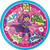 Girl Superhero Comic Book Hero Pink Birthday Party 9" Paper Dinner Plates