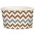 Mixed Metallic Gold Silver Chevron Modern Theme Party 9.5 oz. Paper Treat Cups