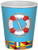 Nautical Sea Boat Ocean Sailing Theme Birthday Party 9 oz. Paper Cups