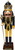 Missouri Tigers NCAA College Gift Christmas Collectible 14" Wooden Nutcracker