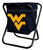West Virginia Mountaineers NCAA College Tailgate Party Gift Quad Cooler Chair