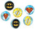 Justice League Superhero DC Comics Kids Birthday Party Favor Bounce Balls
