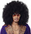 Super Jumbo Afro Wig Black Disco Fancy Dress Halloween Adult Costume Accessory