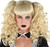 Creepy Doll Wig Blonde Suit Yourself Adult Costume Accessory