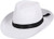 Gangster Fedora White w/Black Band Suit Yourself Adult Costume Accessory