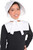White Bonnet Suit Yourself Child Costume Accessory
