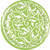 Kiwi Green Ornamental Scroll Party 7" Dessert Plates