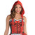 Red Riding Hood Hooded Suspenders Suit Yourself Costume Accessory