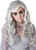 Glow in the Dark Ghost Wig Adult Costume Accessory