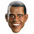 Barack Obama Vinyl Mask Politically Incorrect Adult Costume Accessory