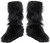 Black Furry Boot Covers D/ceptions Child Costume Accessory