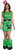 Creeper Female Minecraft Adult Costume