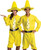Person in the Yellow Hat Curious George Adult Costume