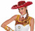 Jessie Hat & Bow Set Toy Story Adult Costume Accessory