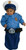 Police Officer Bunting Baby Child Costume